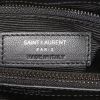 Saint Laurent Loulou shoulder bag in black chevron quilted leather - Detail D4 thumbnail