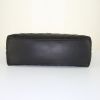 Saint Laurent Loulou shoulder bag in black chevron quilted leather - Detail D5 thumbnail