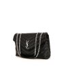 Saint Laurent Loulou medium model shoulder bag in black chevron quilted leather - 00pp thumbnail