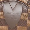 Louis Vuitton Speedy 25 handbag in ebene damier canvas and brown leather - Detail D3 thumbnail