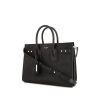 Saint Laurent Sac de jour souple small model handbag in black grained leather - 00pp thumbnail