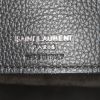 Borsa Saint Laurent Sac de jour souple modello piccolo in pelle martellata nera - Detail D4 thumbnail