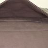 Borsa Fendi Baguette in tela monogram e pelle lucida marrone - Detail D3 thumbnail