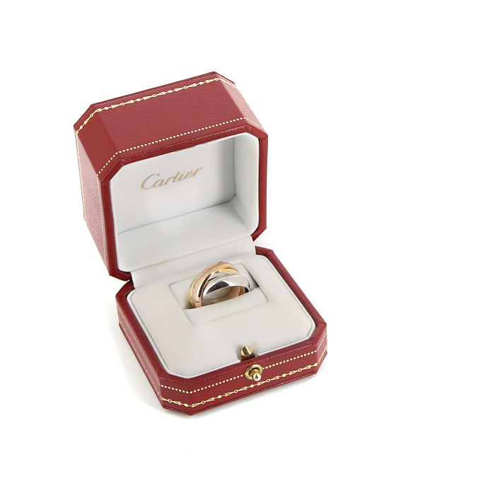 Bague Cartier Trinity grand modèle en 3 ors - Detail D2