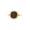 Twisted Bulgari Monete ring in yellow gold and bronze - 00pp thumbnail