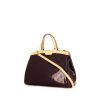 Louis Vuitton Brea handbag in purple Amarante patent leather and natural leather - 00pp thumbnail