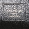 Bolsito de mano Louis Vuitton Pallas en lona Monogram marrón y cuero negro - Detail D3 thumbnail