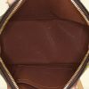 Borsa a tracolla Louis Vuitton Alma BB in tela monogram marrone con motivo e pelle naturale - Detail D3 thumbnail