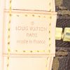 Borsa a tracolla Louis Vuitton Alma BB in tela monogram marrone con motivo e pelle naturale - Detail D4 thumbnail