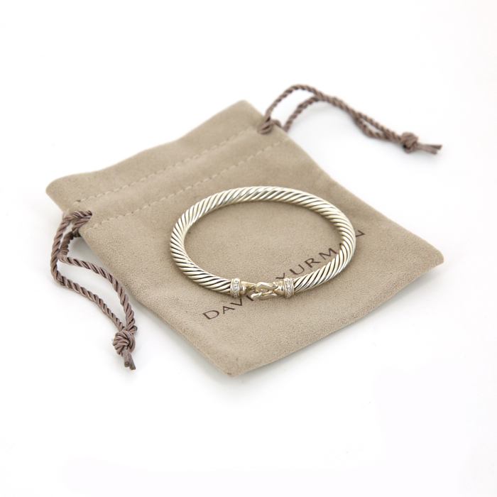 Brazalete David Yurman Collictblesen en plata y diamantes
