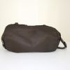 Mochila Prada Nylon Backpack en lona caqui y piel en marrón - Detail D4 thumbnail