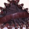 Bolso para llevar al hombro Givenchy Citrouille en lona caqui y cuero marrón - Detail D2 thumbnail