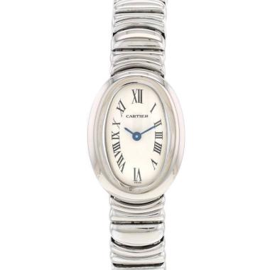 Reloj Cartier Mini Baignoire de oro blanco Ref: Cartier - 2369  Circa 1990
