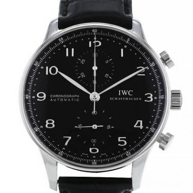 IWC Portuguese-Chronograph watch in stainless steel Circa  2007