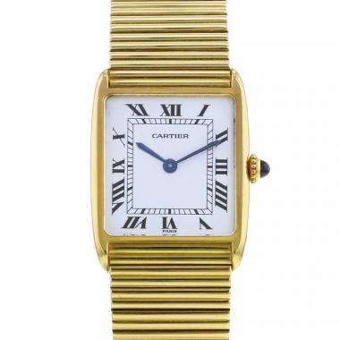 Reloj Cartier Arrondie Tank de oro amarillo Circa  1970