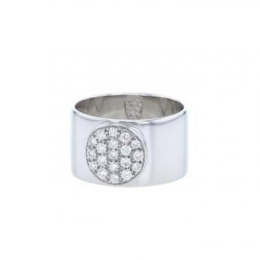 Bague Dinh Van Anthea en or blanc et diamants