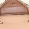 Chanel Mini Timeless shoulder bag in gold, red, blue and green tweed - Detail D2 thumbnail
