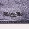 Billetera Dior Cannage en cuero acolchado negro - Detail D3 thumbnail