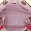 Shopping bag Dior Diorissimo modello medio in pelle martellata rosa - Detail D3 thumbnail