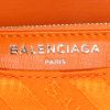 Balenciaga BB Chain shoulder bag in orange logo canvas - Detail D4 thumbnail