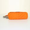 Balenciaga BB Chain shoulder bag in orange logo canvas - Detail D5 thumbnail