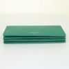 Balenciaga wallet in green leather - Detail D4 thumbnail