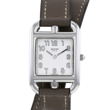 Hermes Cape Cod watch in stainless steel Ref:  CC1.210 Circa  2000