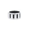 Chaumet Class One large model ring in white gold and rubber - 00pp thumbnail