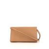 Gucci shoulder bag in beige grained leather - 360 thumbnail