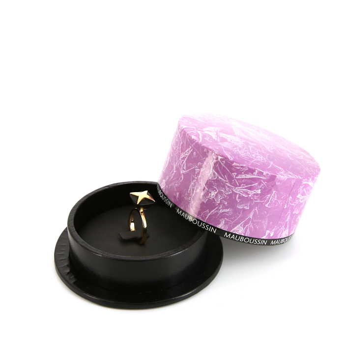 Anello Mauboussin Etoile Divine in oro giallo e ebano - Detail D2