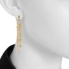 Paire de pendants d'oreilles articulée H. Stern en or jaune - Detail D1 thumbnail