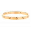 Cartier Love 4 diamants bracelet in pink gold and diamonds, size 18 - 00pp thumbnail