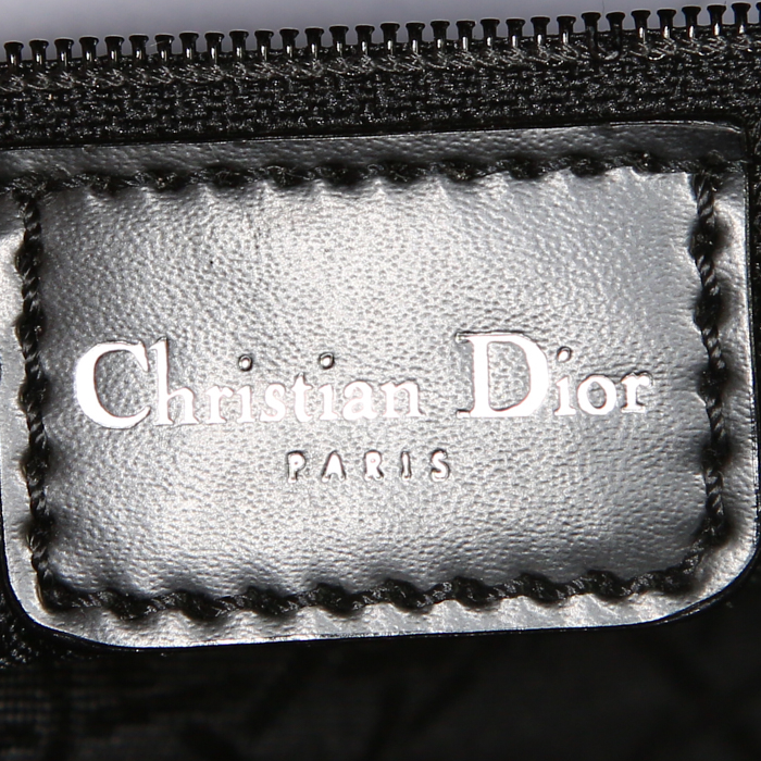 Dior Dior Malice small model handbag in black patent leather - Detail D3