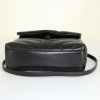Saint Laurent Toy Loulou shoulder bag in black chevron quilted leather - Detail D5 thumbnail
