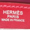 Bolso de mano Hermes Kelly 32 cm en cuero Tadelakt color frambuesa - Detail D4 thumbnail