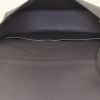 Céline Trotteur medium model shoulder bag in grey grained leather - Detail D2 thumbnail