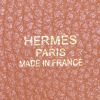Sac cabas Hermes Double Sens en cuir togo gold et bleu - Detail D3 thumbnail