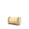 Chanel 2.55 handbag in beige satin - 00pp thumbnail