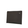 Louis Vuitton Discovery pouch in black checkerboard print leather - 00pp thumbnail
