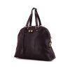 Yves Saint Laurent Muse large model handbag in burgundy leather - 00pp thumbnail