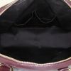 Yves Saint Laurent Muse large model handbag in burgundy leather - Detail D2 thumbnail