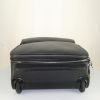 Louis Vuitton Pegase soft suitcase in grey taiga leather and black leather - Detail D4 thumbnail
