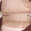Bolsa de viaje Hermès en lona beige y cuero marrón - Detail D2 thumbnail