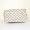 Louis Vuitton Speedy 25 cm handbag in azur monogram canvas and natural leather - Detail D4 thumbnail