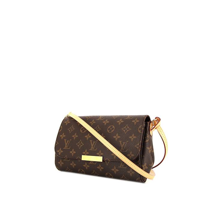 RvceShops Revival, Borsa a tracolla Louis Vuitton Senlis in tela monogram  marrone e pelle naturale