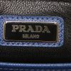 Pouch in blue leather - Detail D3 thumbnail
