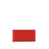 Porta agenda Hermès in struzzo rosso - 360 thumbnail