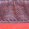 Shopping bag Louis Vuitton Bucket in tela cerata con motivo a scacchi marrone e pelle marrone - Detail D3 thumbnail
