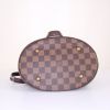 Bolso Cabás Louis Vuitton Bucket en lona a cuadros revestida marrón y cuero marrón - Detail D4 thumbnail