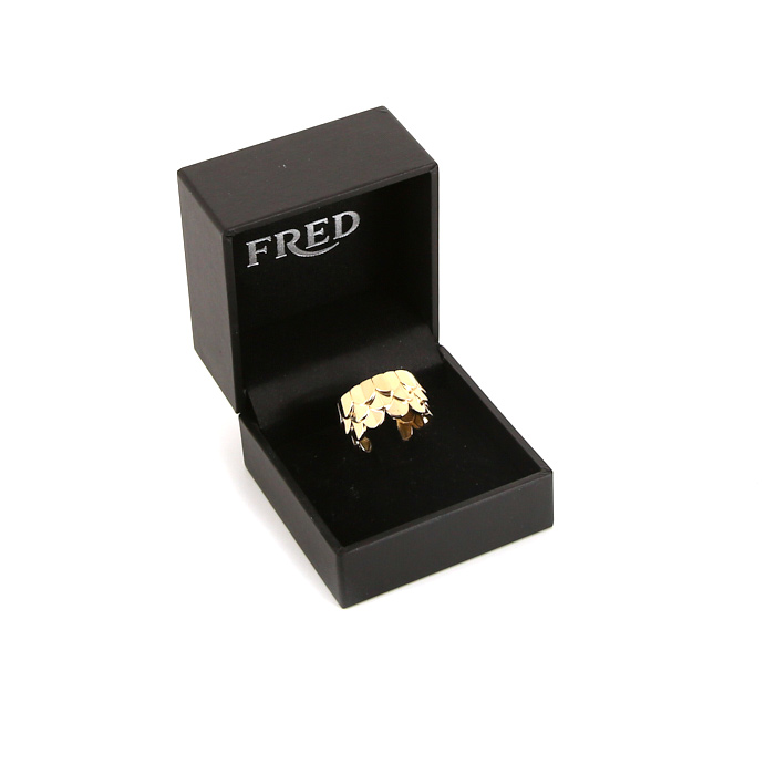 Anello Fred Une île d'or modello grande in oro giallo - Detail D2